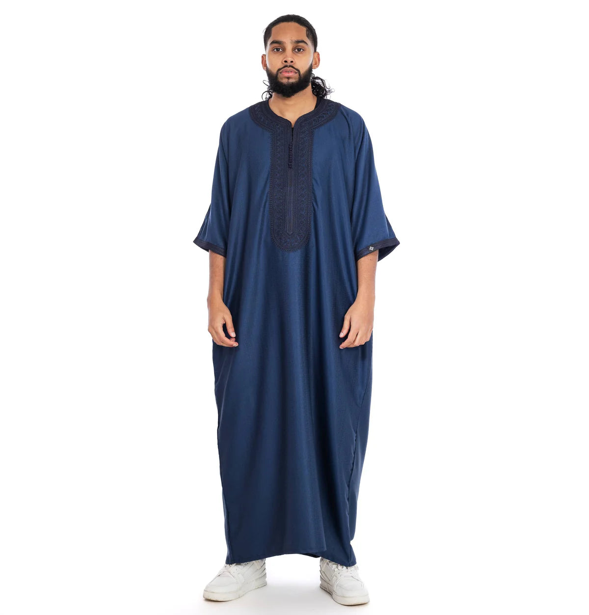 Essential Thobe Jubbah - Navy & Navy